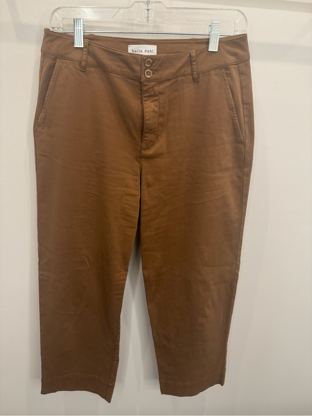 Bella Dahl Tan Slim Chino Pants